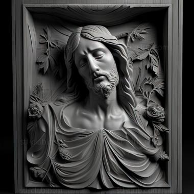 3D model st jesus (STL)